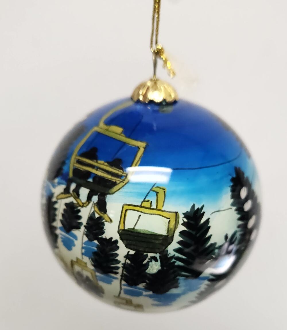 Li Bien Colorado Mouthblown Glass Hand Painted Ornament222